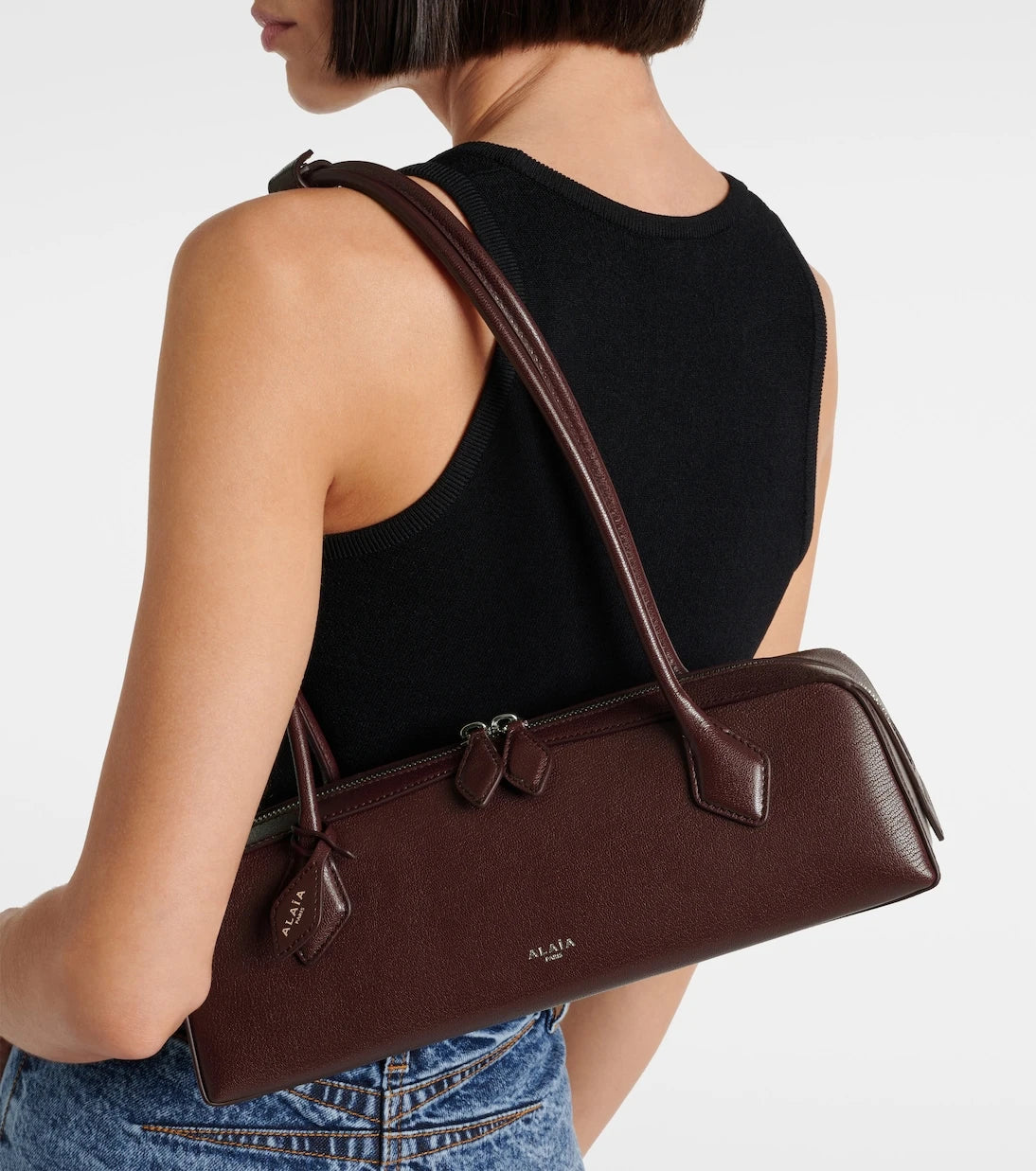 Alaïa - Le Teckel Medium leather shoulder bag