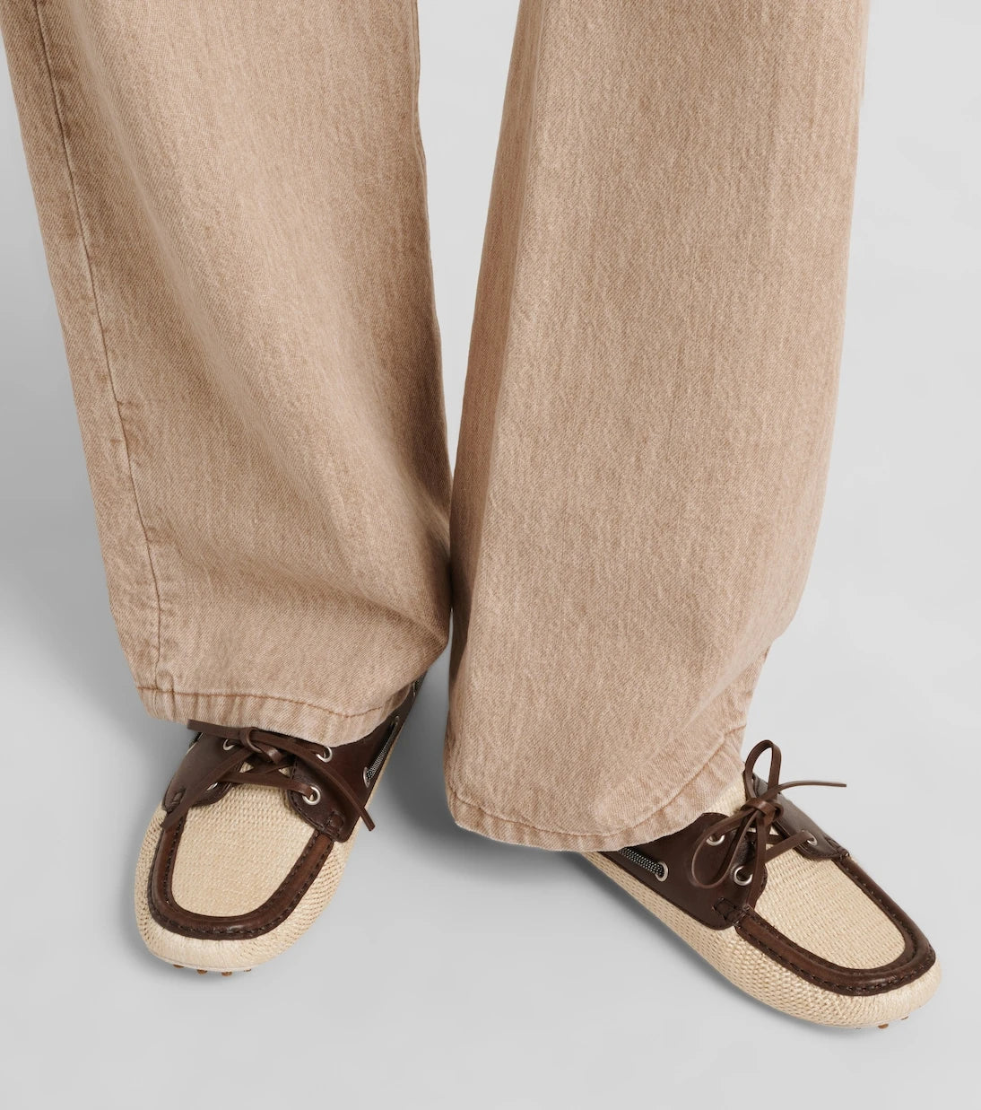 Brunello Cucinelli - Monili canvas mules