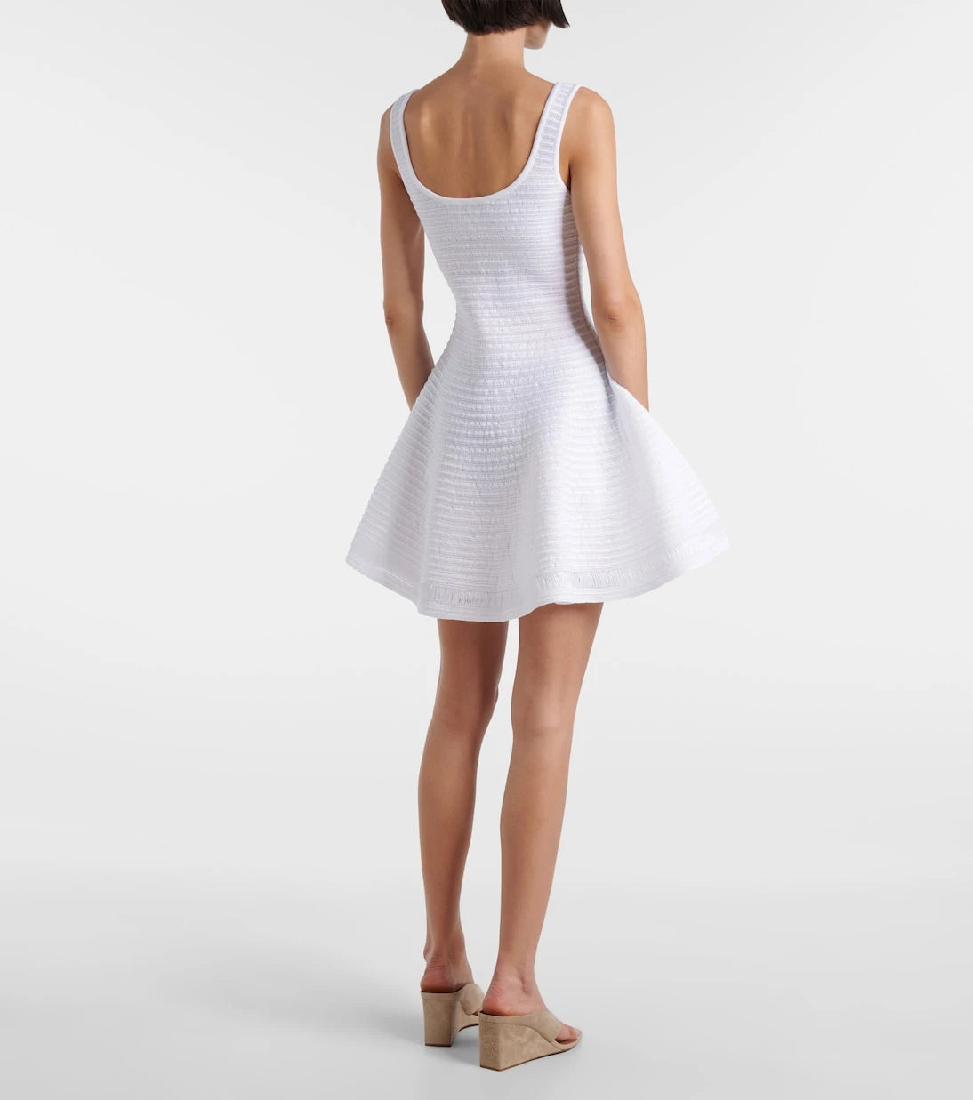 Alaïa - Peplum mini dress