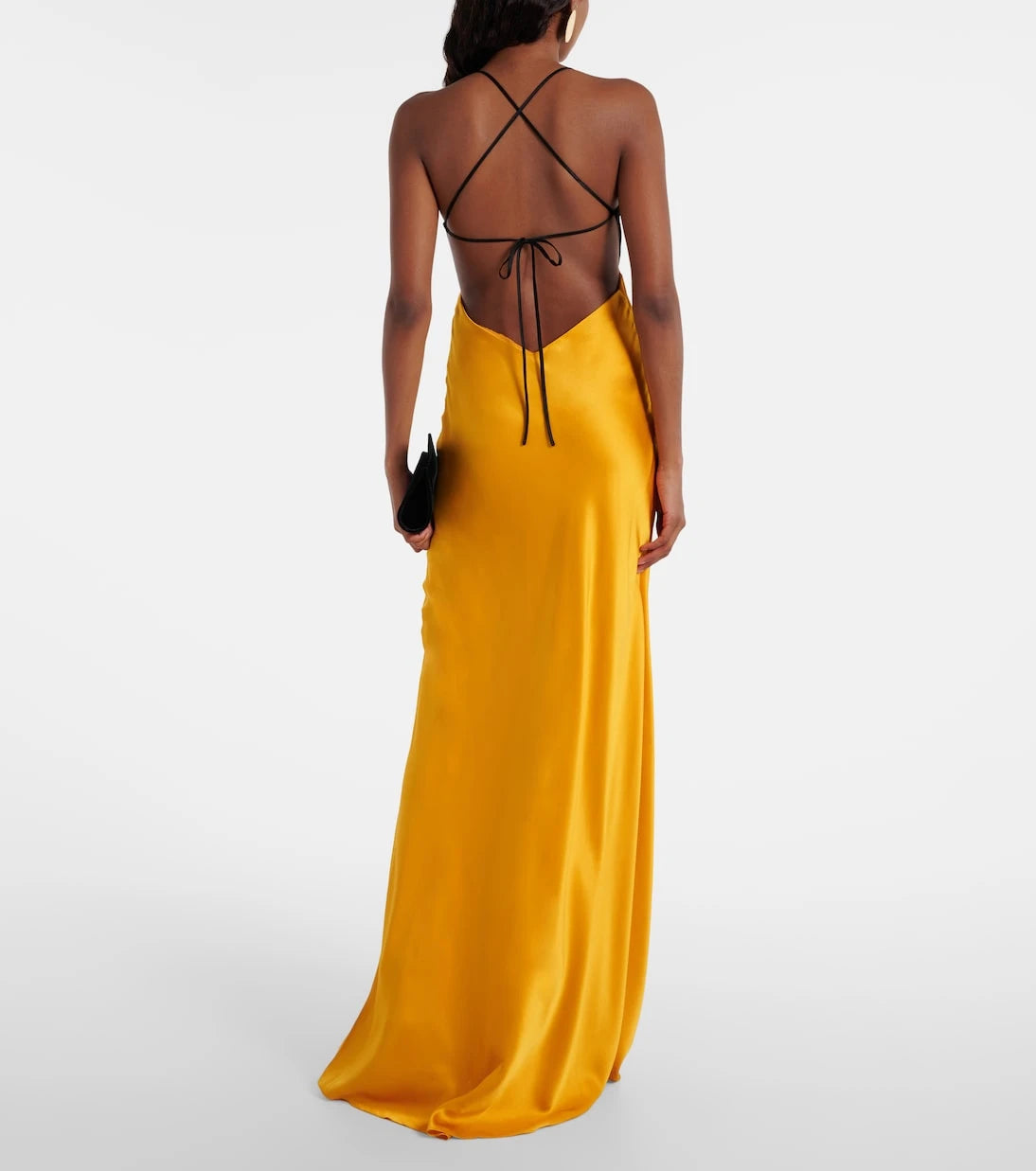 The Sei - Lace-trimmed silk satin gown