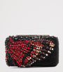 Metallic Embellished T-Bar Box Clutch Bag