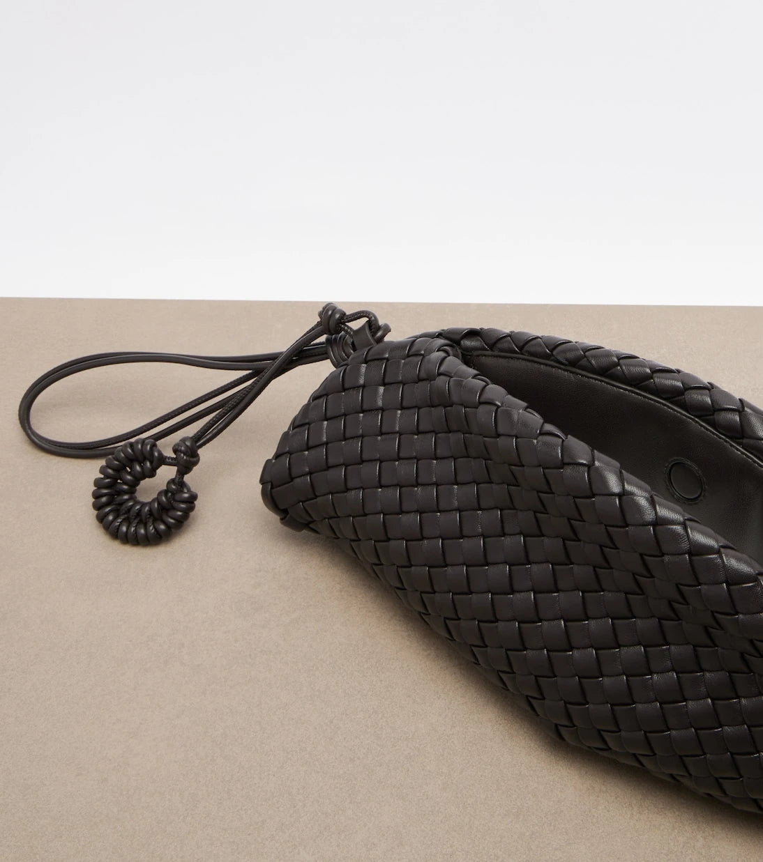Bottega Veneta - Onda Small Intreccio leather clutch