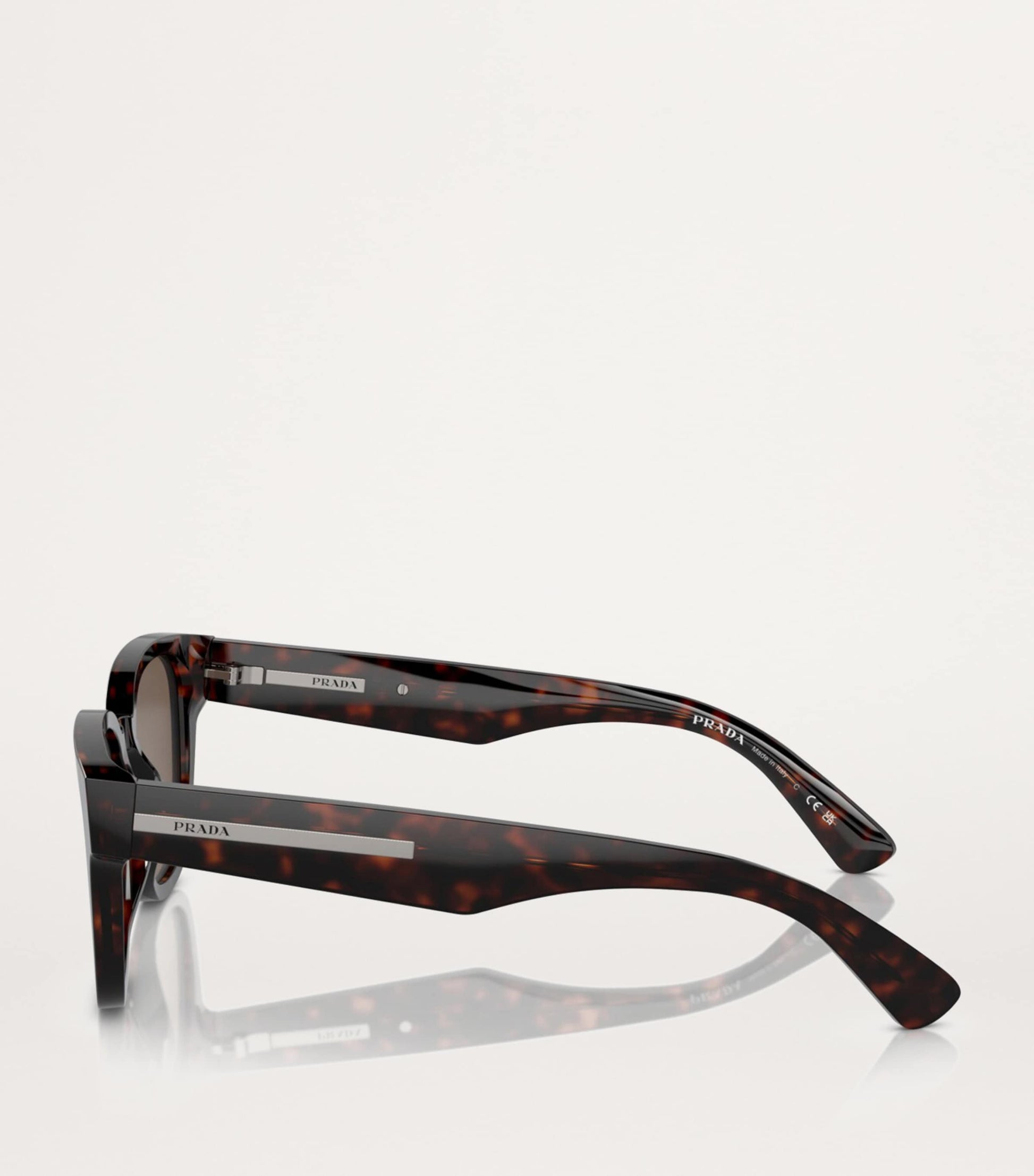 Prada Acetate Rectangular Sunglasses