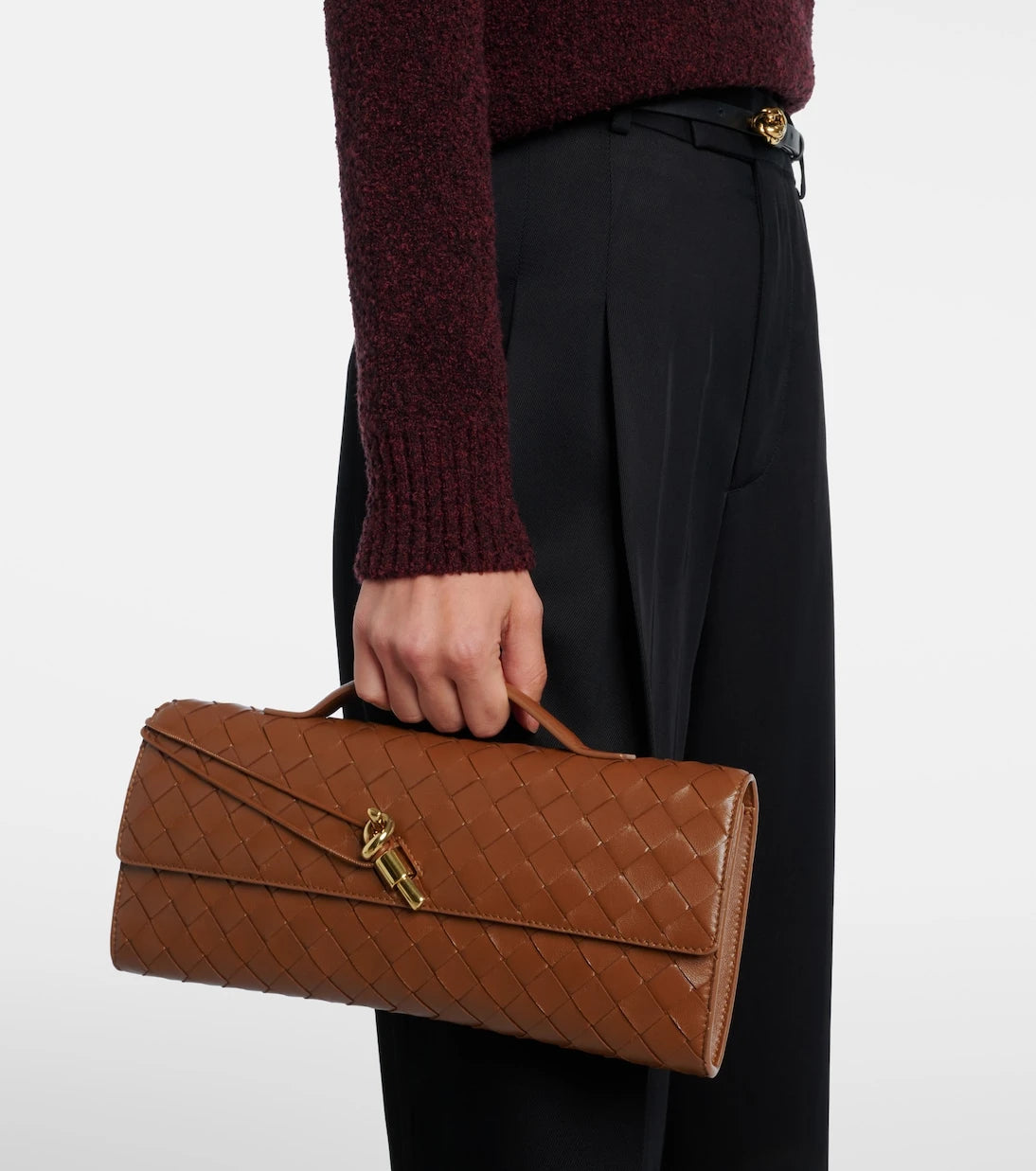 Bottega Veneta - Intrecciato leather clutch