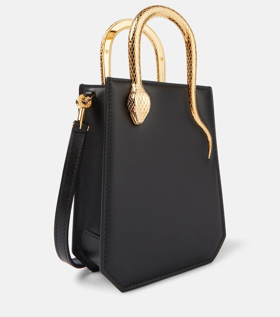 Bvlgari - Serpentine Mini leather top-handle bag