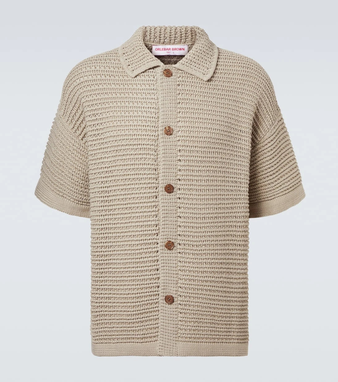 Orlebar Brown - Knitted cotton bowling shirt