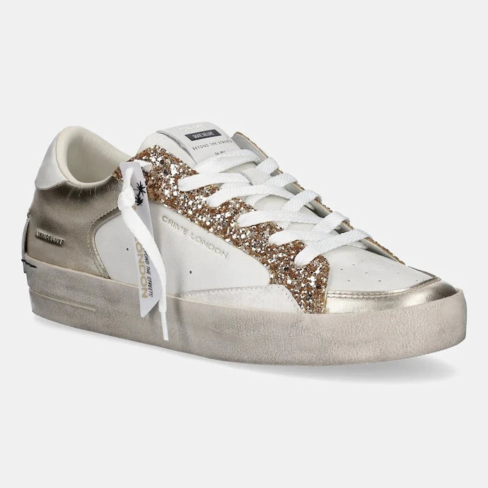 Кожени маратонки Crime London SK8 DELUXE