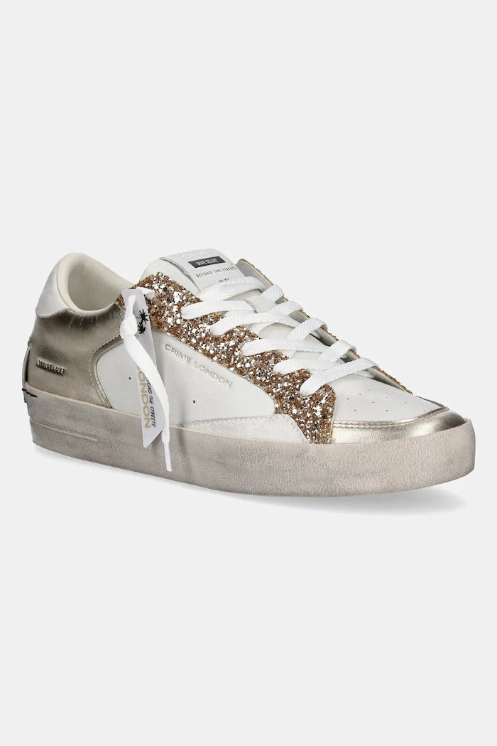 Кожени маратонки Crime London SK8 DELUXE
