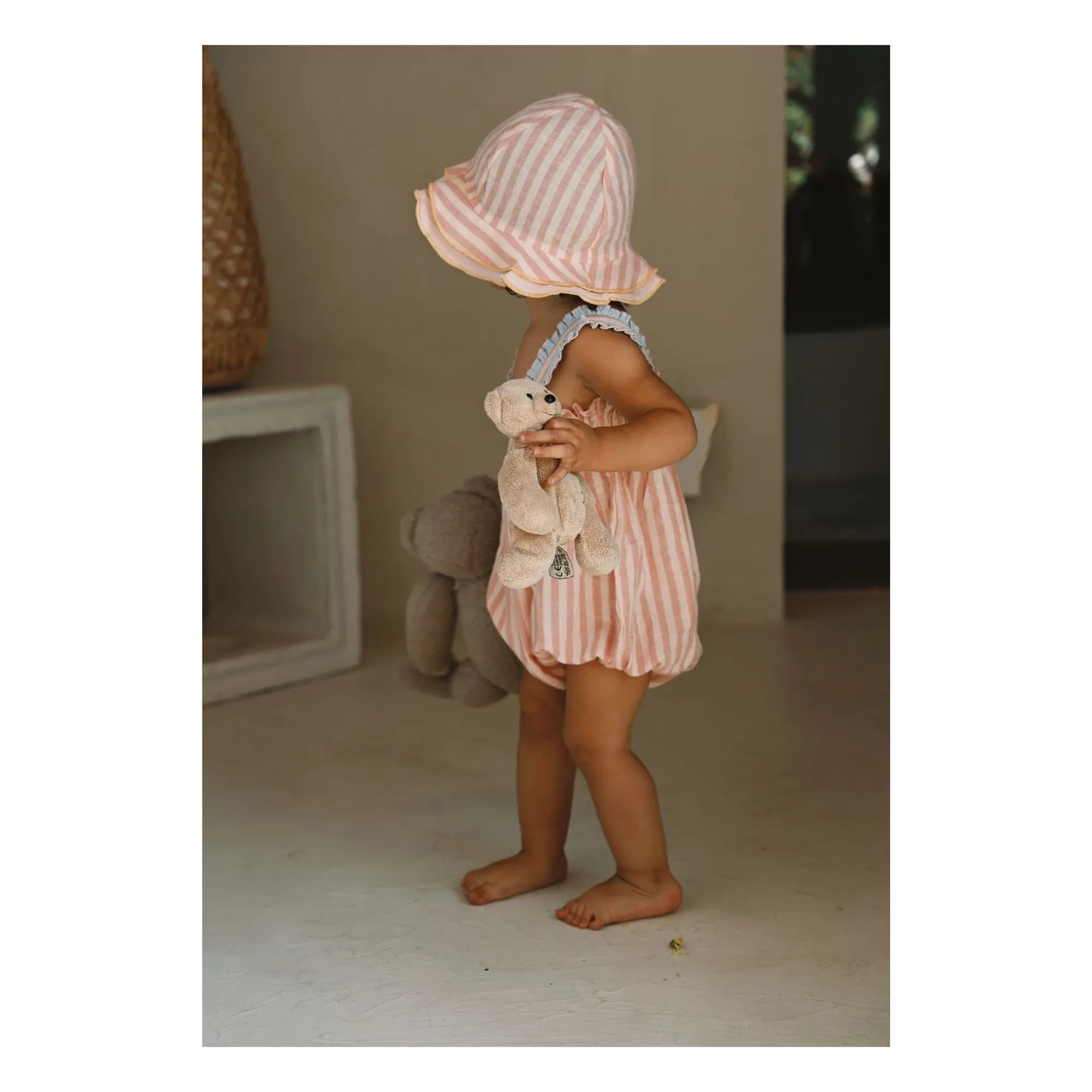 Lilinoa - Mona Stripe romper | Blush
