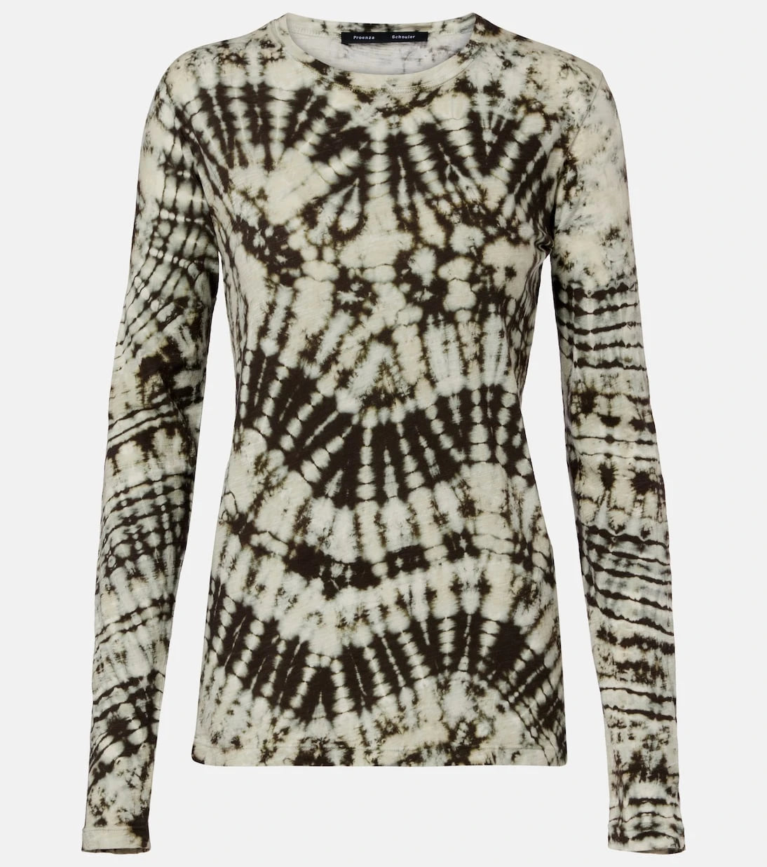 Proenza Schouler - Mia tie-dye cotton jersey top