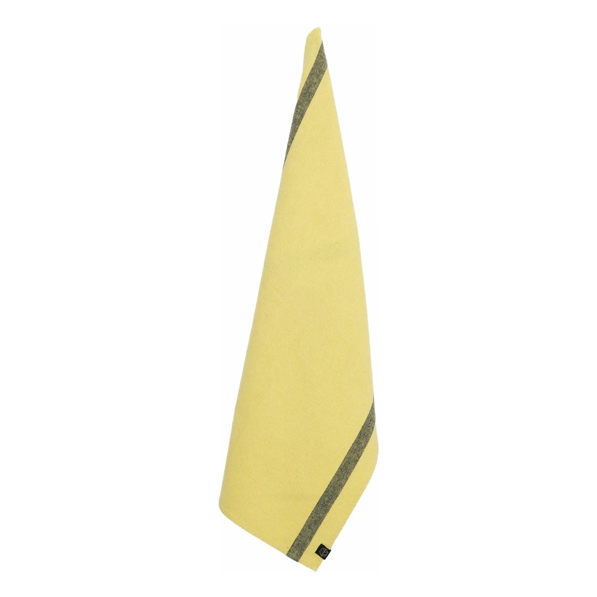 Haomy - Côme tea towel | Straw Yellow