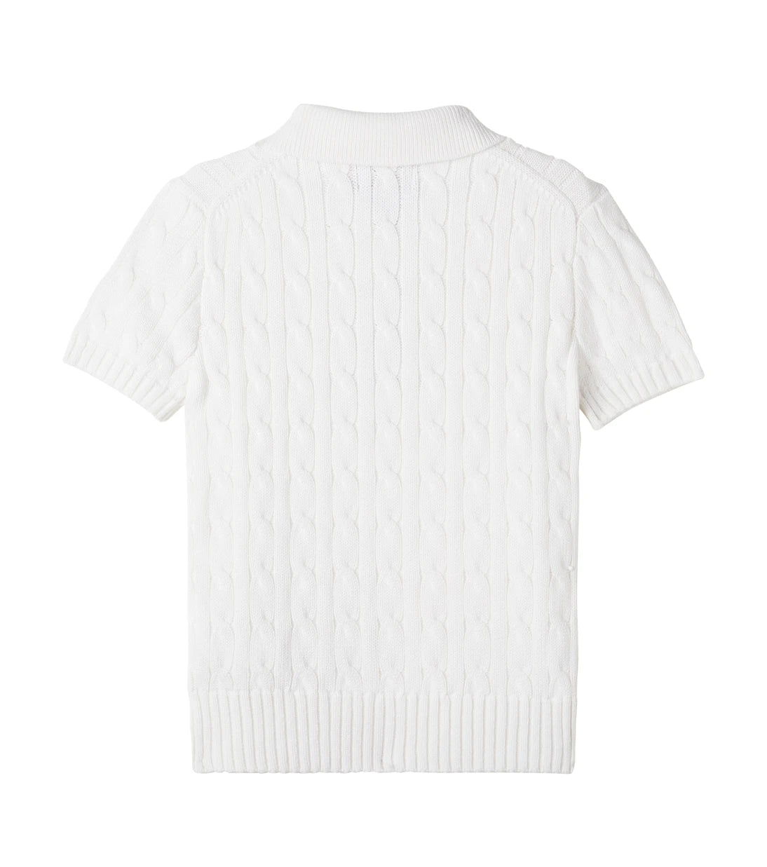 Polo Ralph Lauren Kids - Jersey de polo de algodón de punto trenzado