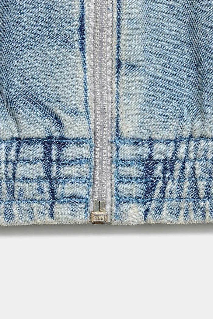 adidas Originals kız çocuklar için kot ceket