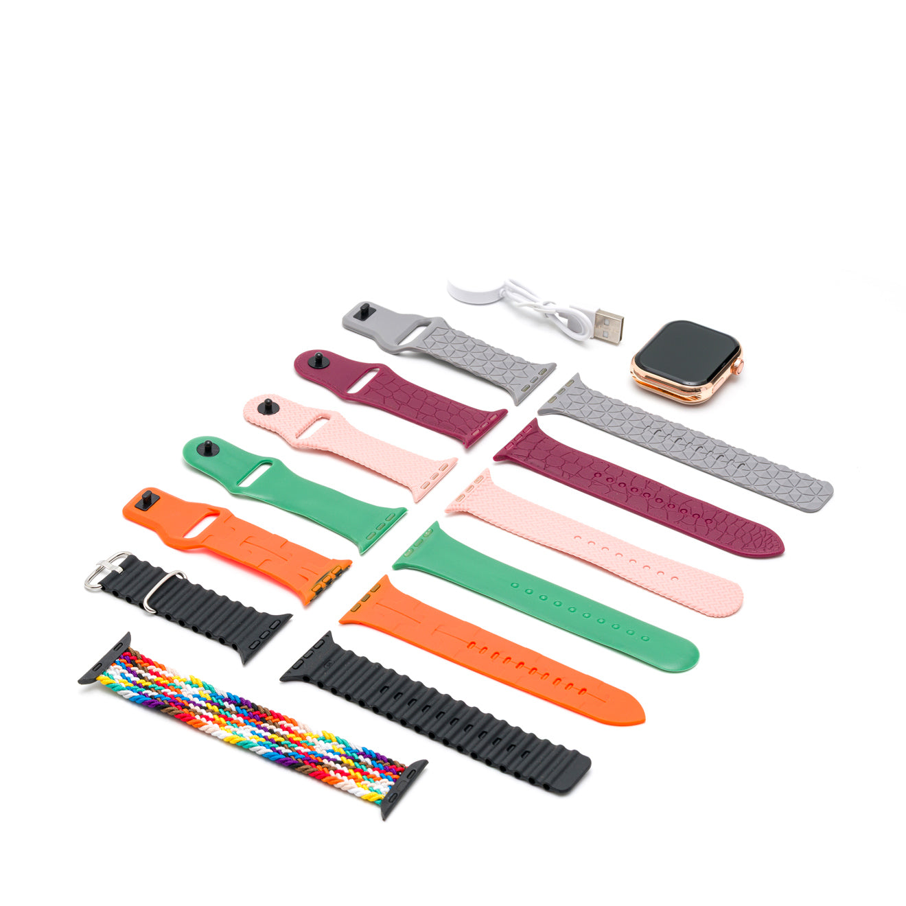 iPixi - Ultra 3rd Gen Executive 7-Strap Smart Watch Set