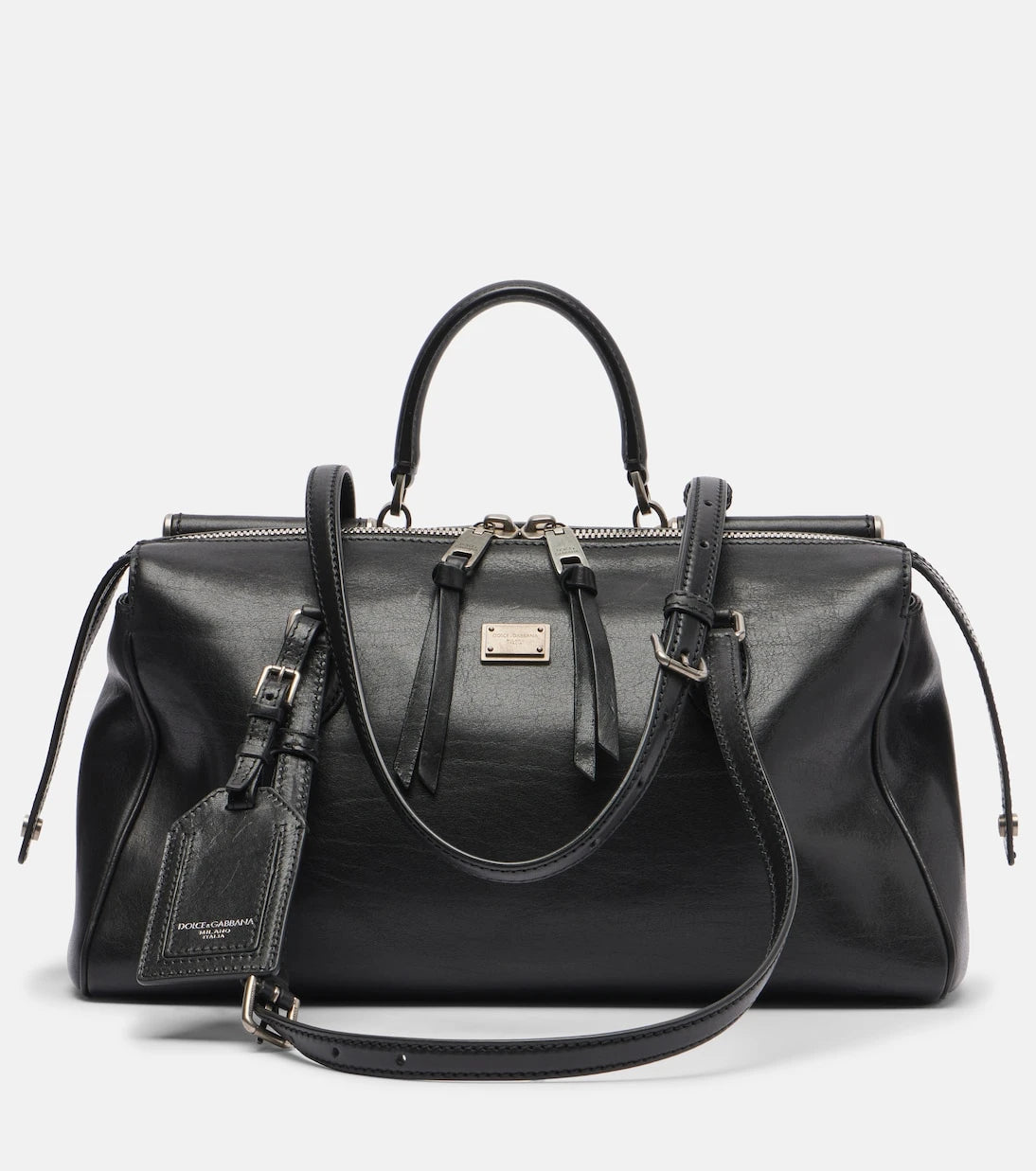 Dolce&Gabbana - Vittoria leather tote bag