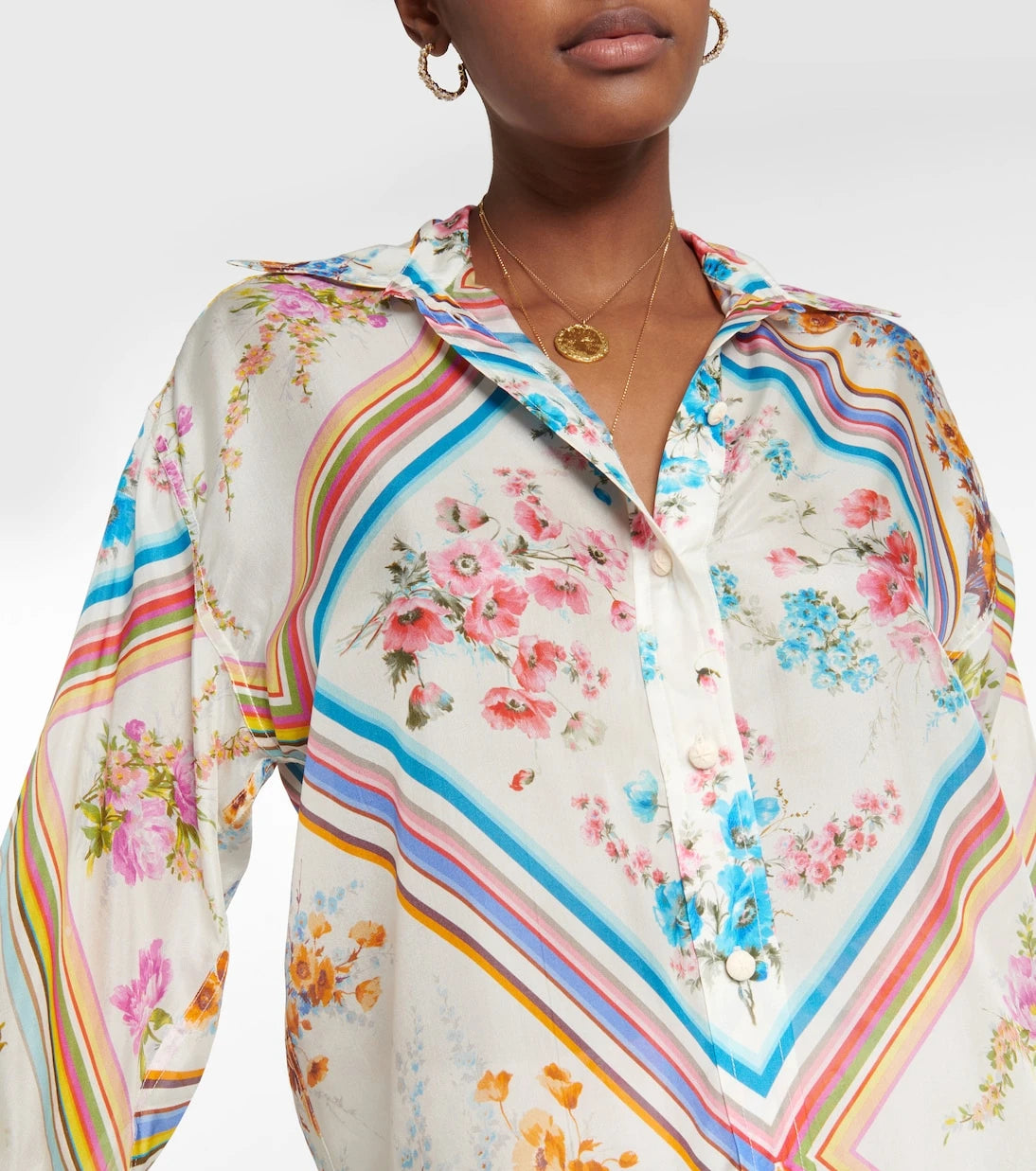 Zimmermann - Halcyon floral silk blouse
