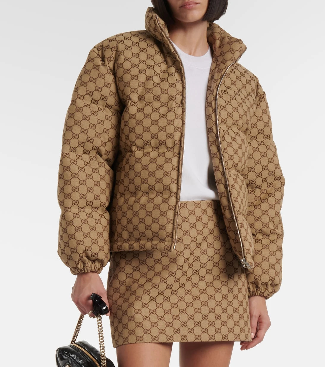Gucci - جاكيت منفوخ من قماش GG