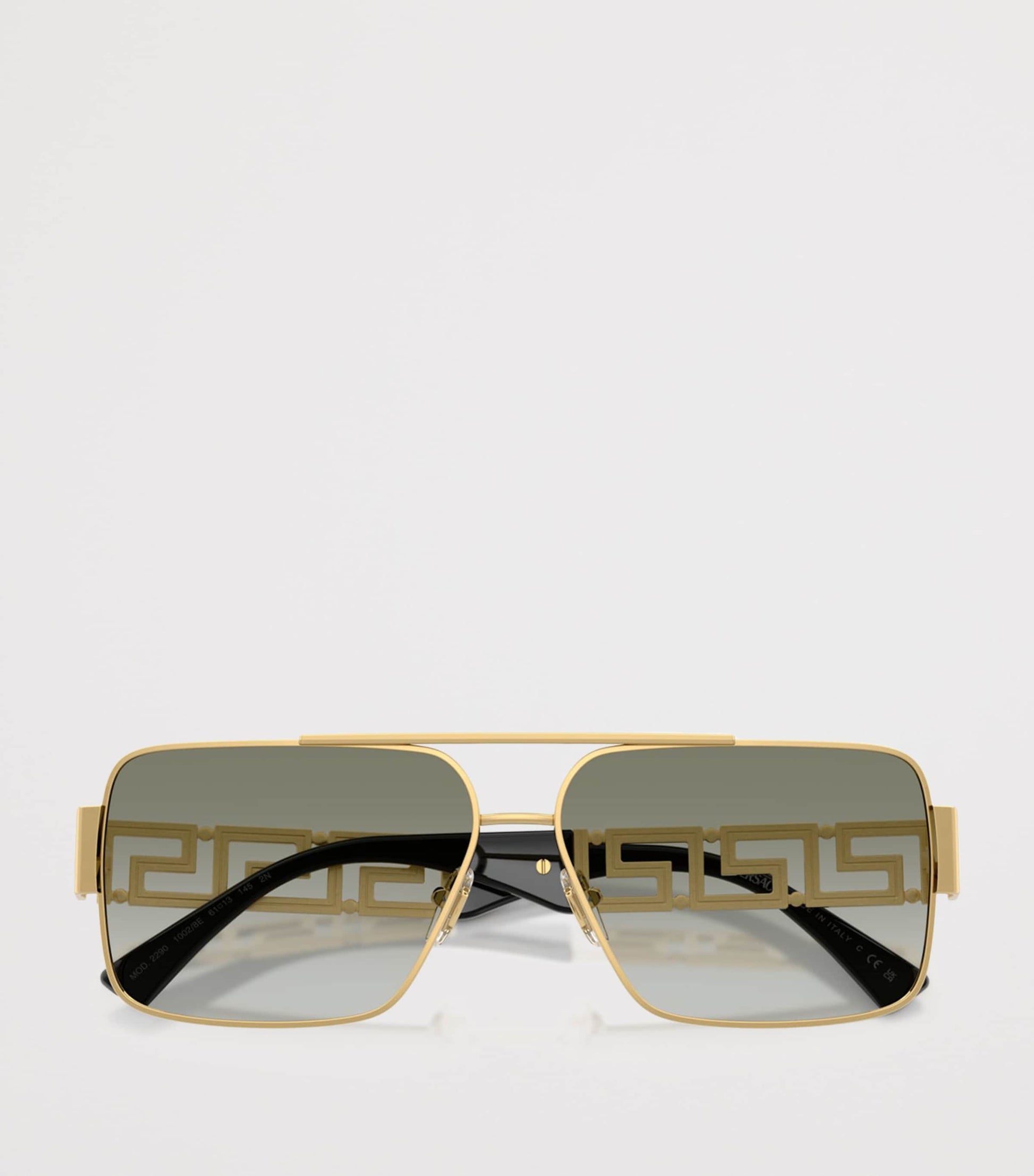 Wire-Frame Rectangular Sunglasses