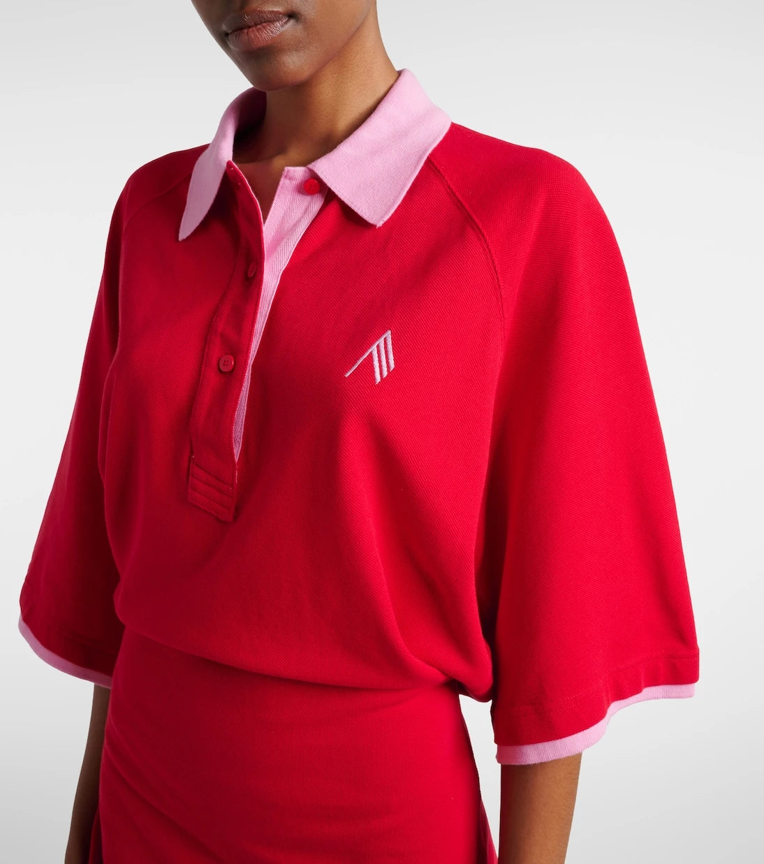 The Attico - Cotton polo dress