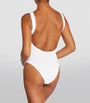 White Square-Neck Swimsuit