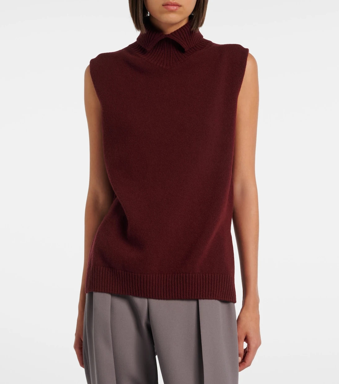 Jil Sander - Wool turtleneck sweater vest