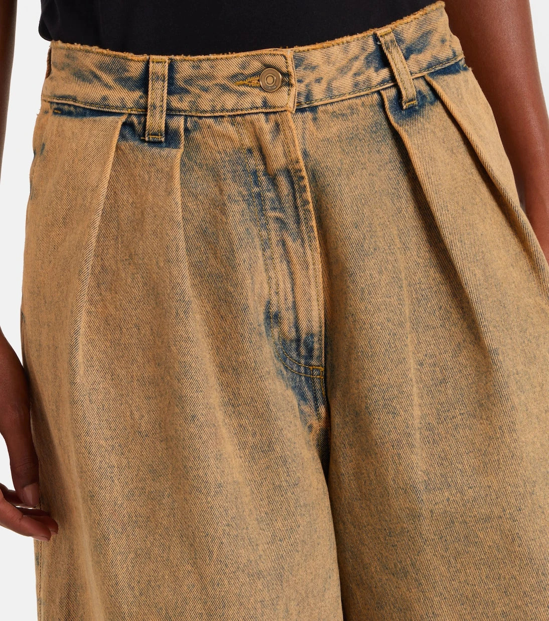 Alanui - Desert Rose wide-leg jeans