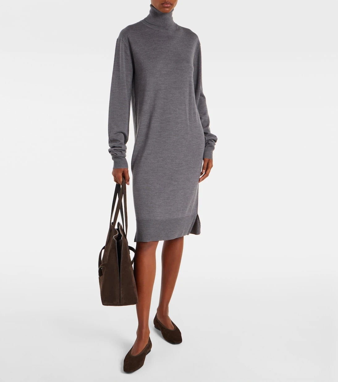 Toteme - Wool and silk sweater dress