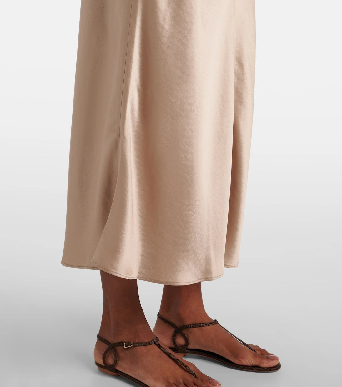 Leset - Barb satin slip dress
