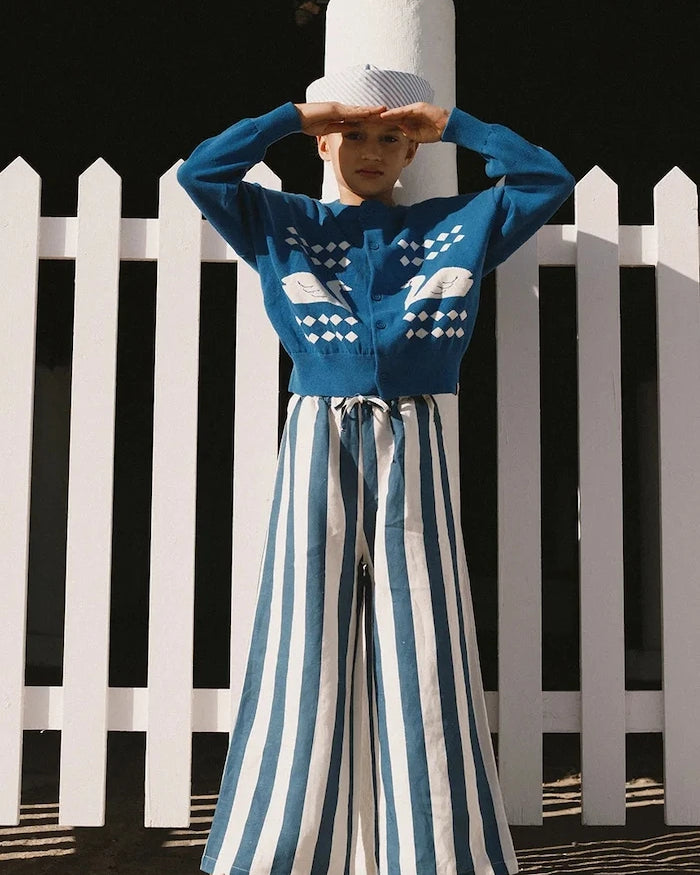 Tinycottons SWANS DIAMONDS CARDIGAN Çocuk Pamuklu Yelek