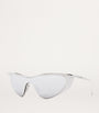 Silver Flash Cat Eye Sunglasses
