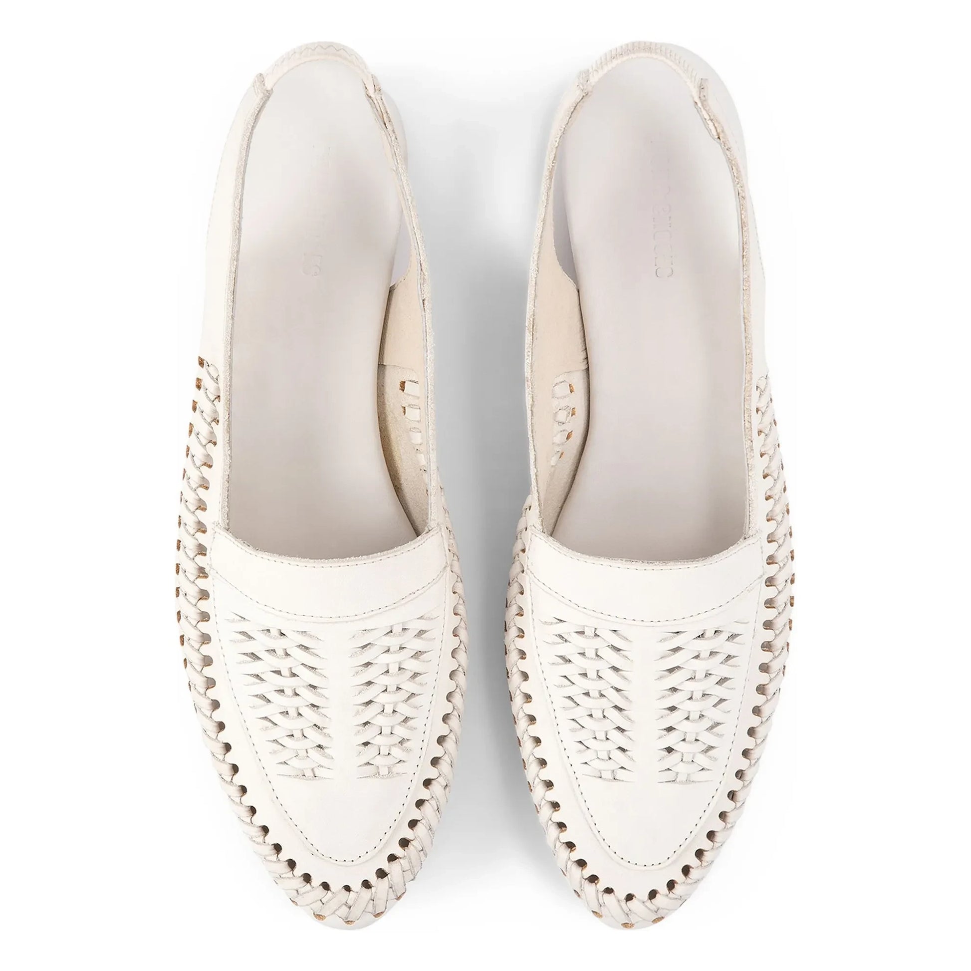 Bobo Choses - Braided Leather Slingback | Ecru