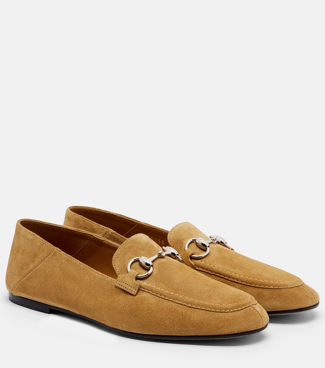 Gucci - Jordaan Horsebit suede loafers
