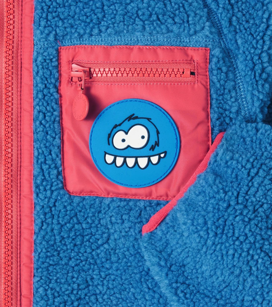 Stella McCartney Kids - Patch-appliqué fleece jacket