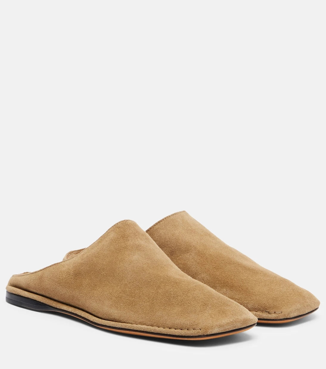 The Row - Piper suede slides