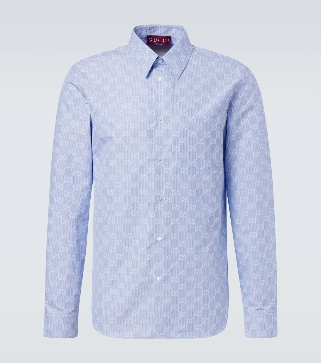 Gucci - GG cotton and silk jacquard shirt
