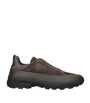 Zegna Suede Triple Stitch Monte Sneakers