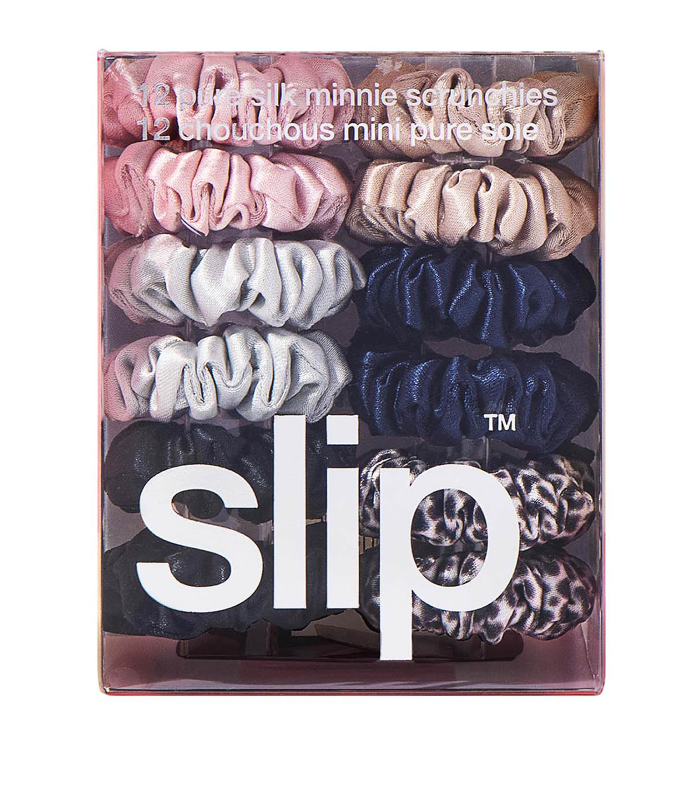 Pure Silk Minnie Scrunchies (Set of 12)