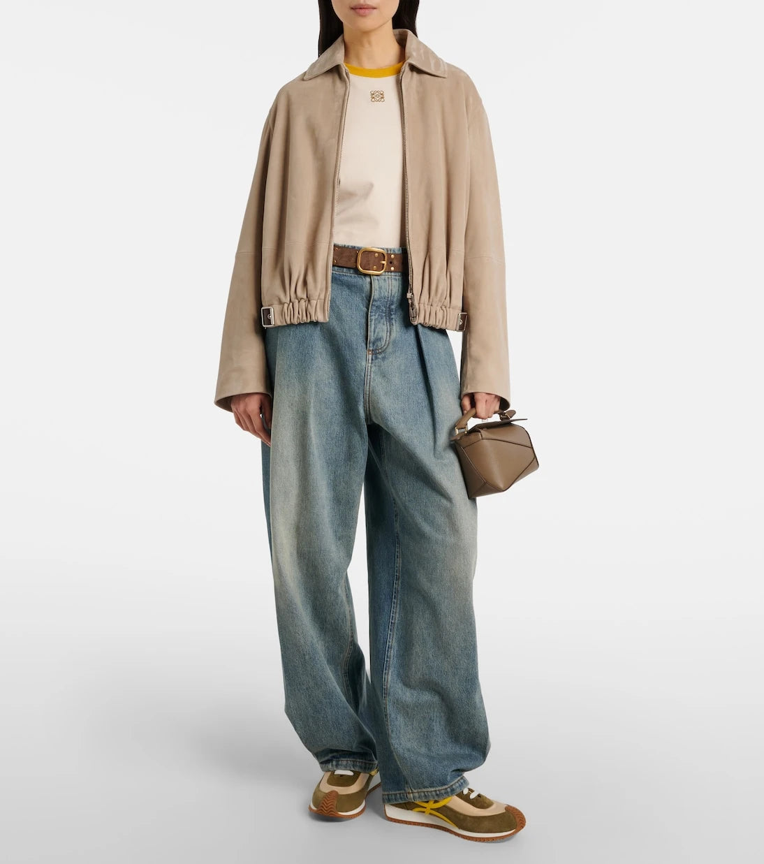 Loewe - Puzzle Edge Mini leather tote bag