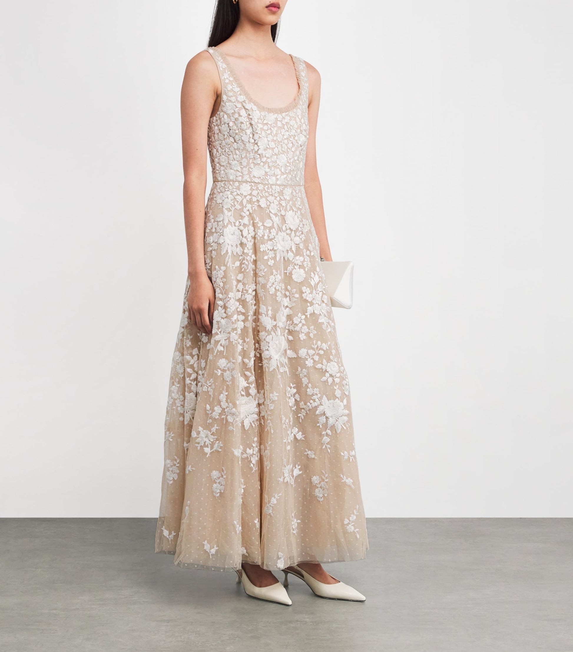 Needle & Thread Scoop-Neck Rosa Maxi Dress