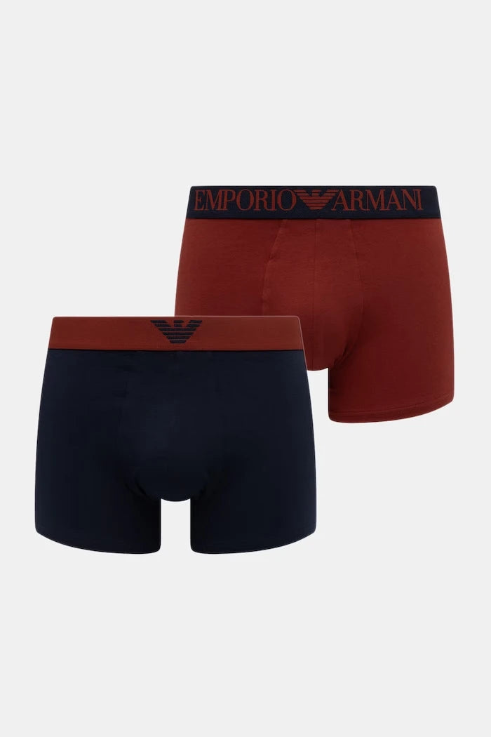 Emporio Armani Underwear Erkek Pamuklu Elastan Dar Bokser