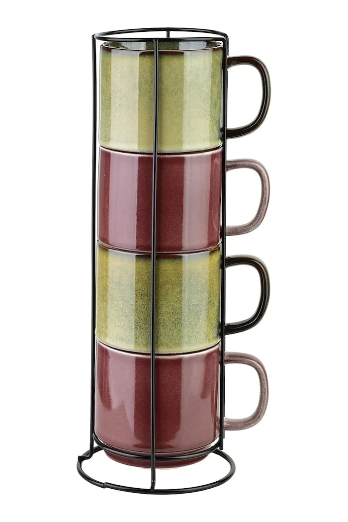 Affek Design Porselen Standlı Seramik Fincan Seti 15 x 15 x 36 cm
