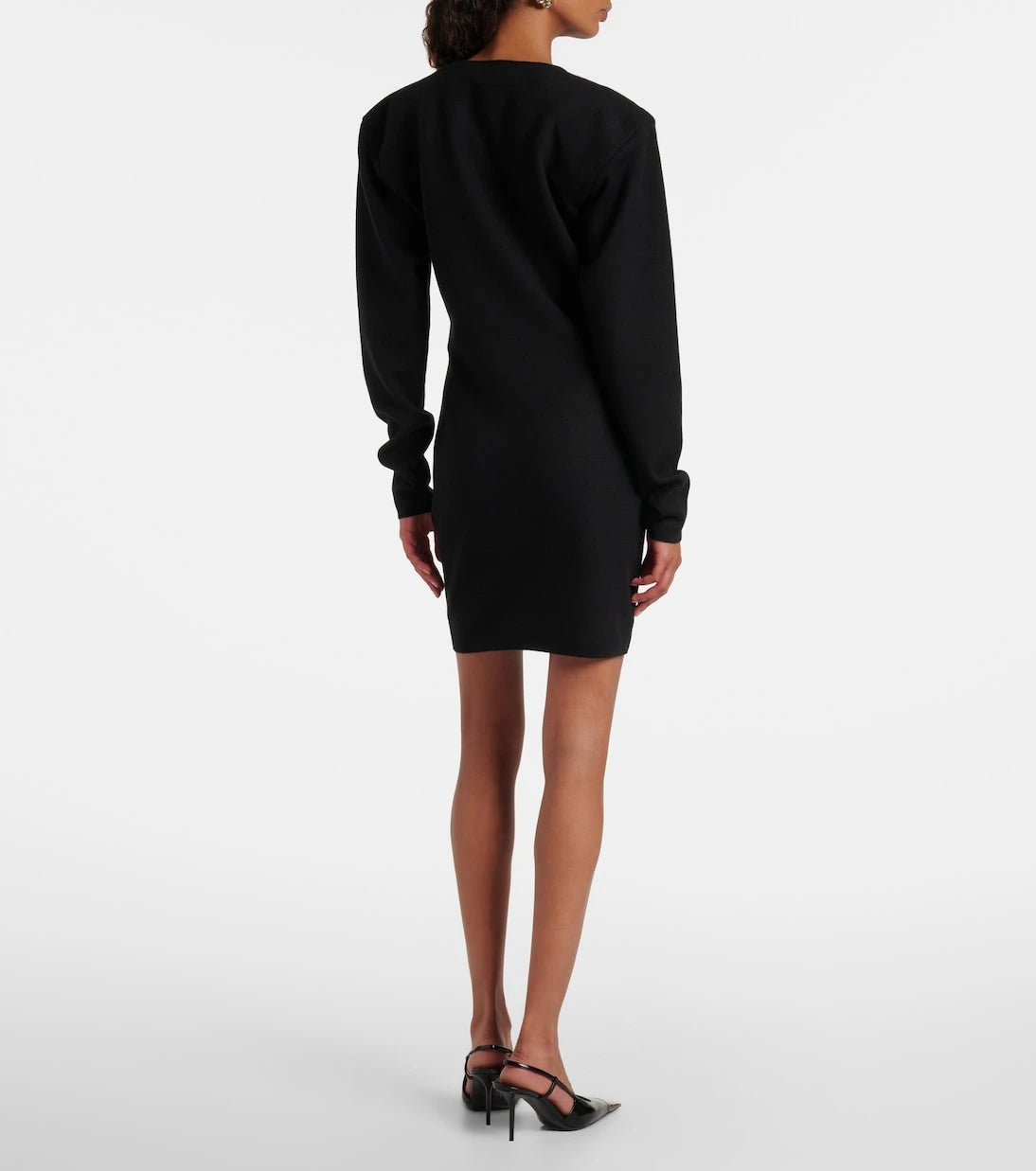 Saint Laurent - Wool-blend minidress