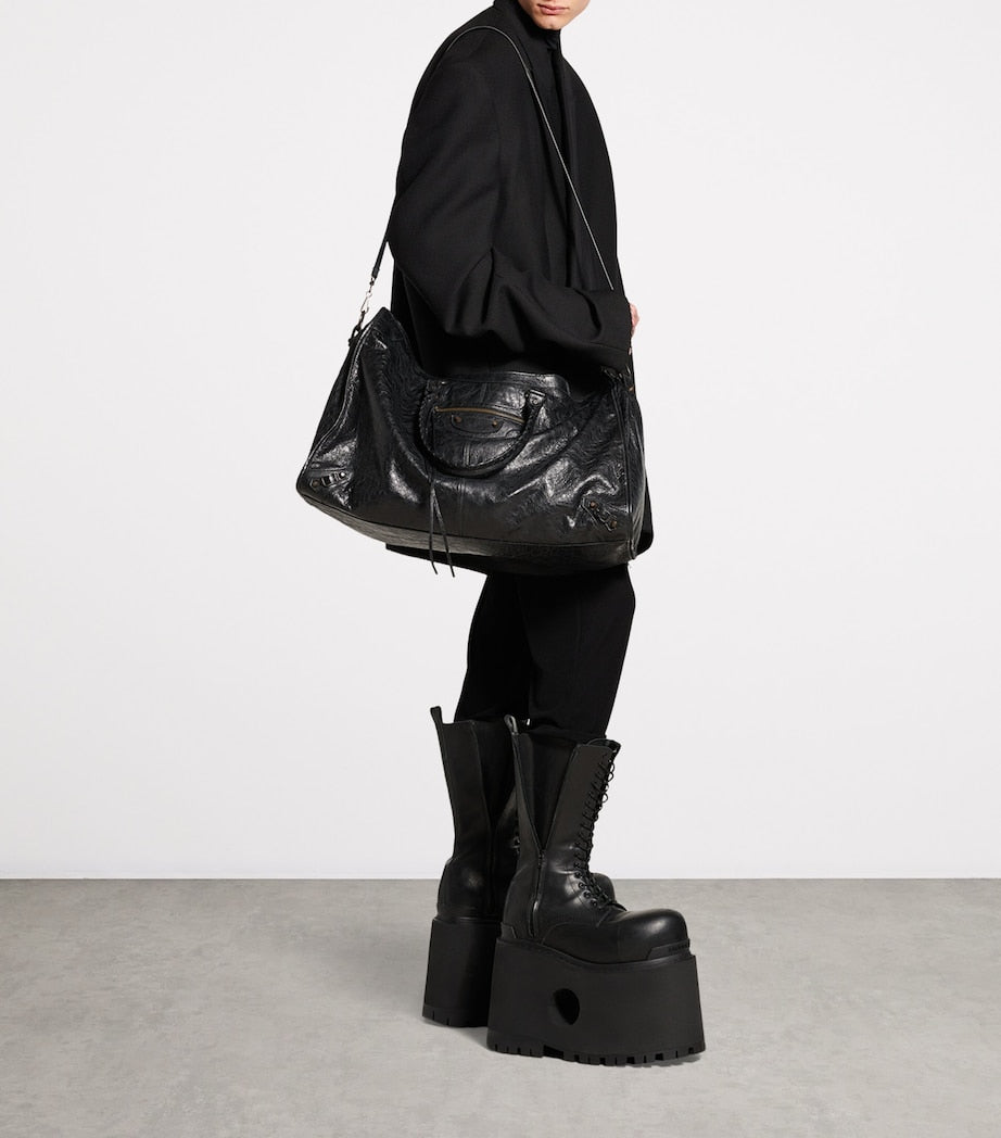 Leather Le City Travel Top-Handle Bag