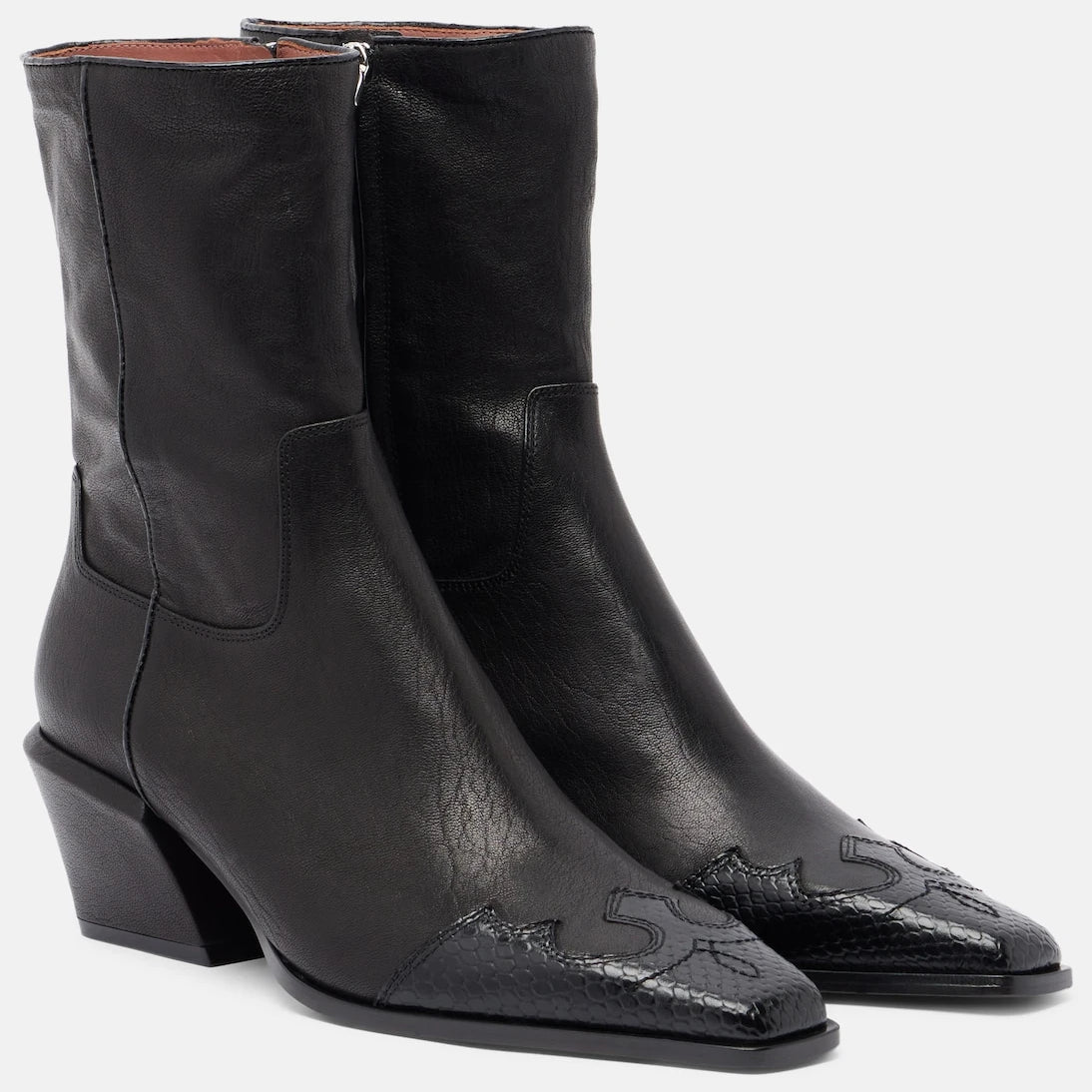 Paris Texas - Bettina leather cowboy boots