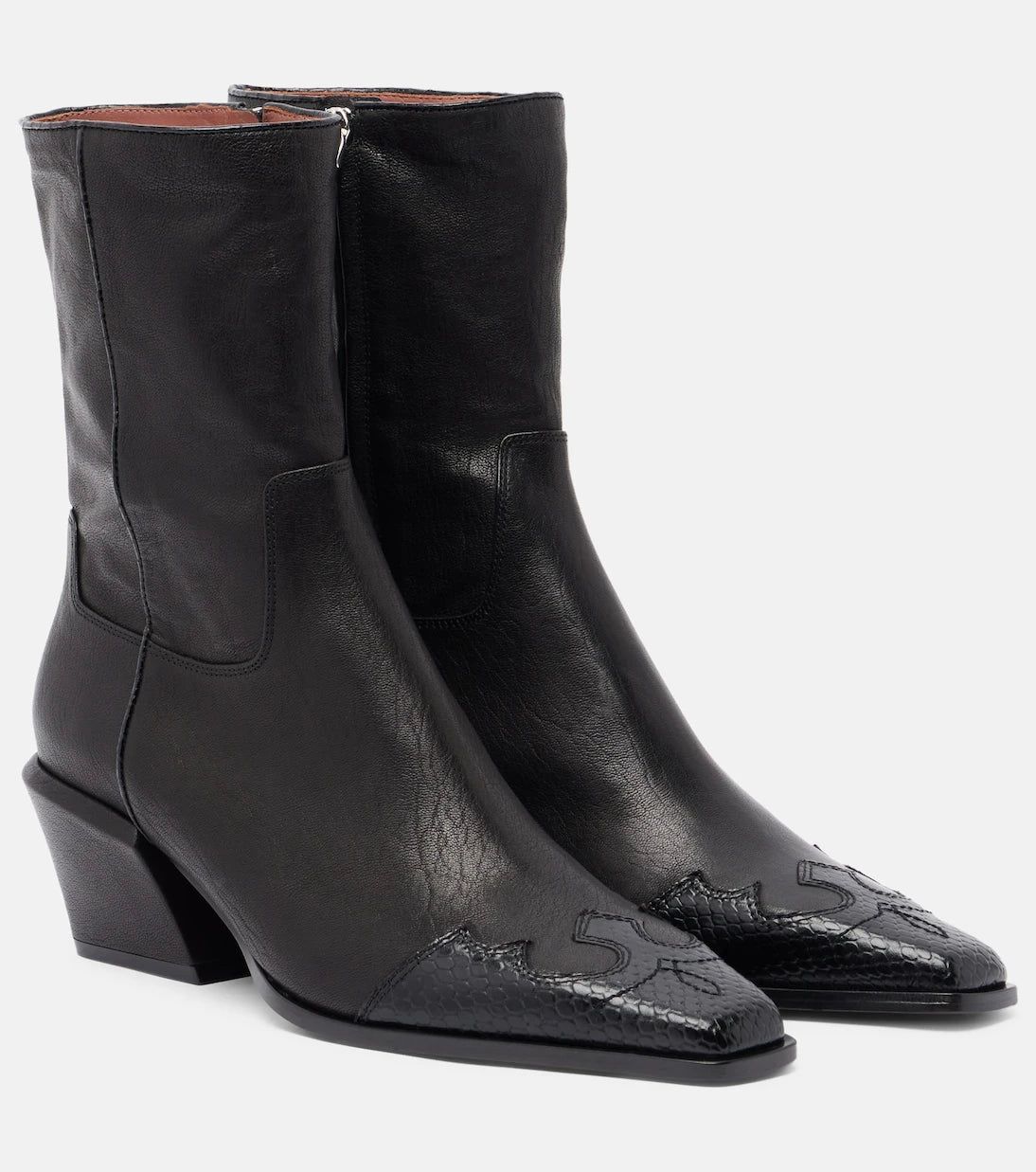 Paris Texas - Bettina leather cowboy boots