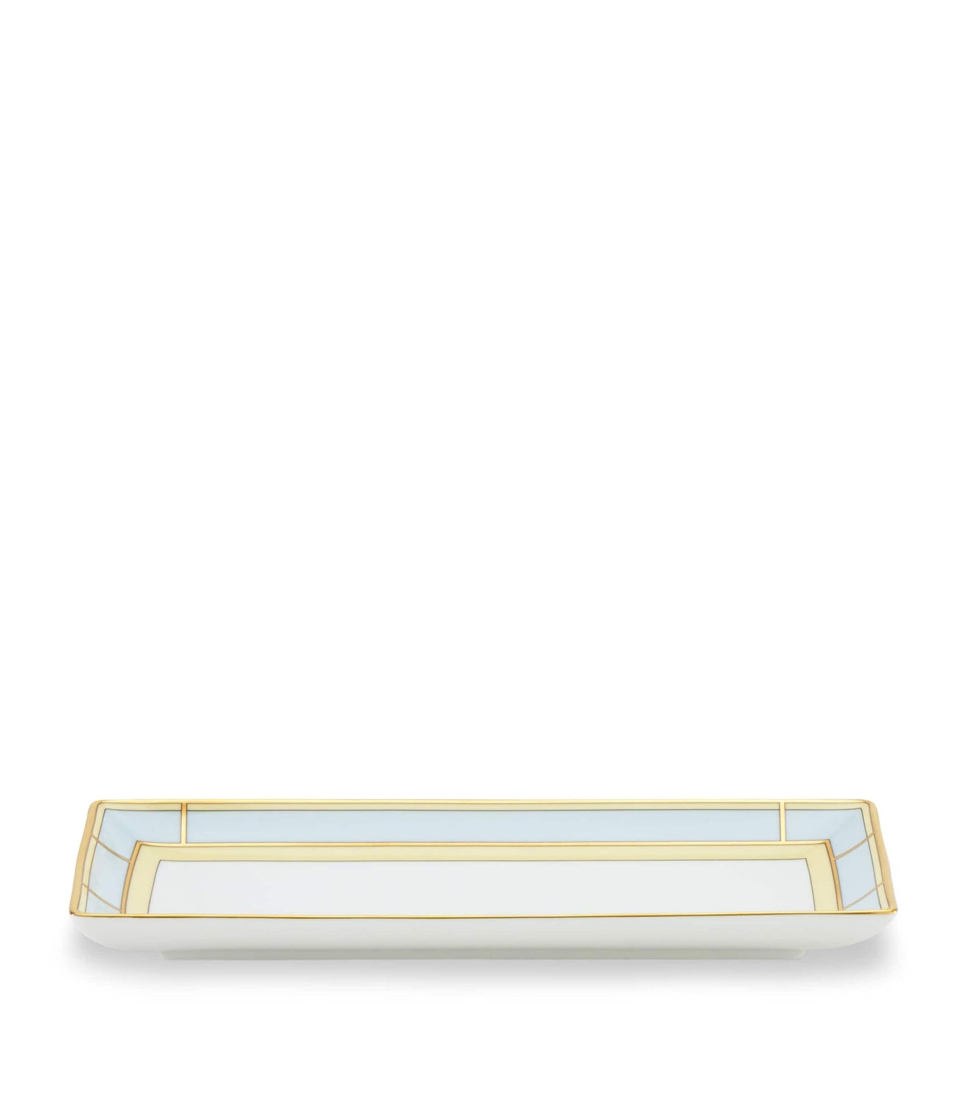 GINORI 1735 Porcelain Colonna Diva Rectangular Change Tray (28cm)