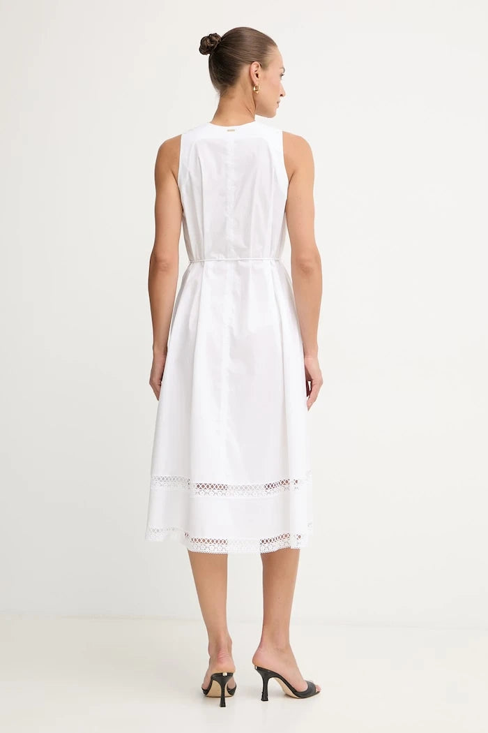 Twinset pamuk ve elastanlı yazlık elbise