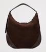 Medium Bar Suede Shoulder Bag