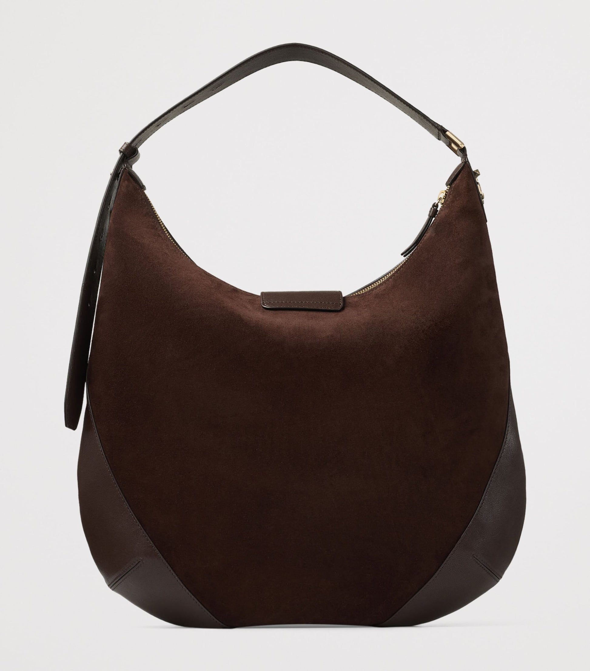 Medium Bar Suede Shoulder Bag