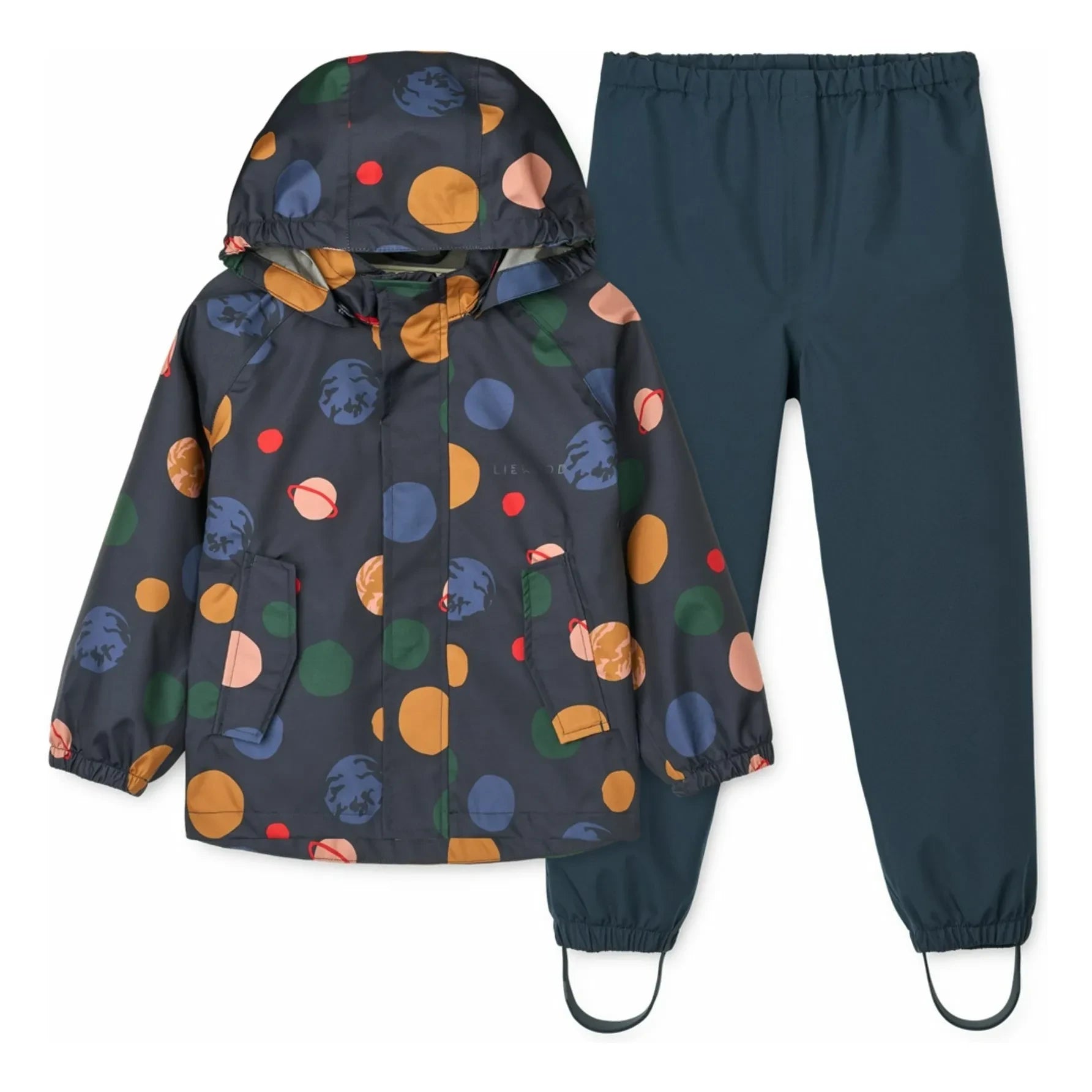 Liewood - Pedia Recycled Fiber Rain Set | Navy blue